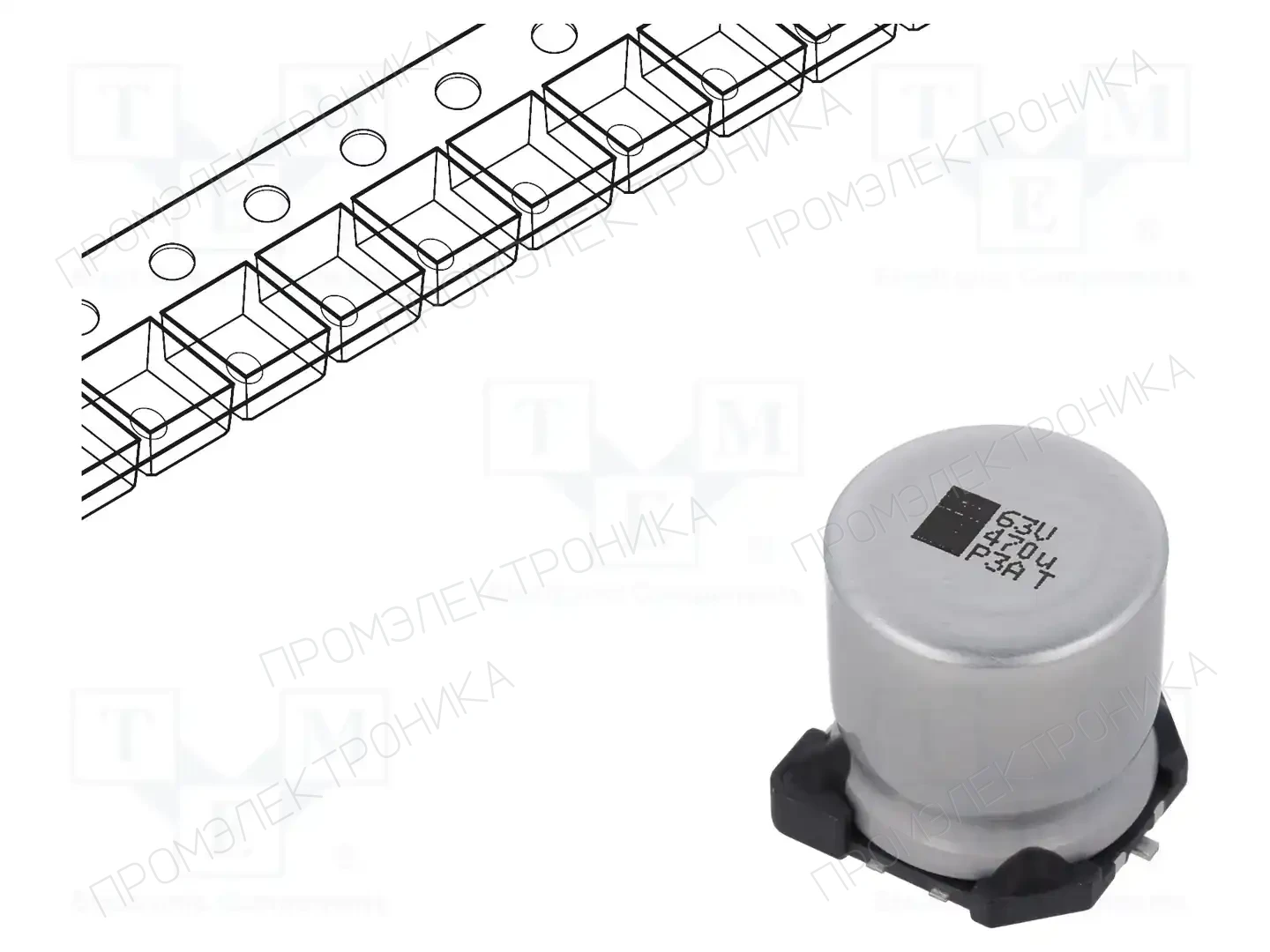 VISHAY MAL214699811E3 — Конденсаторы электролитические SMD