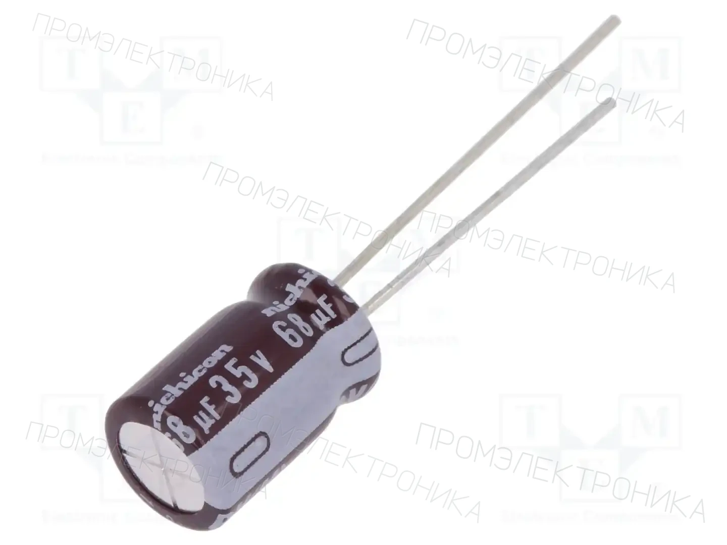 NICHICON UPV1V680MGD — Конденсаторы электролитические THT