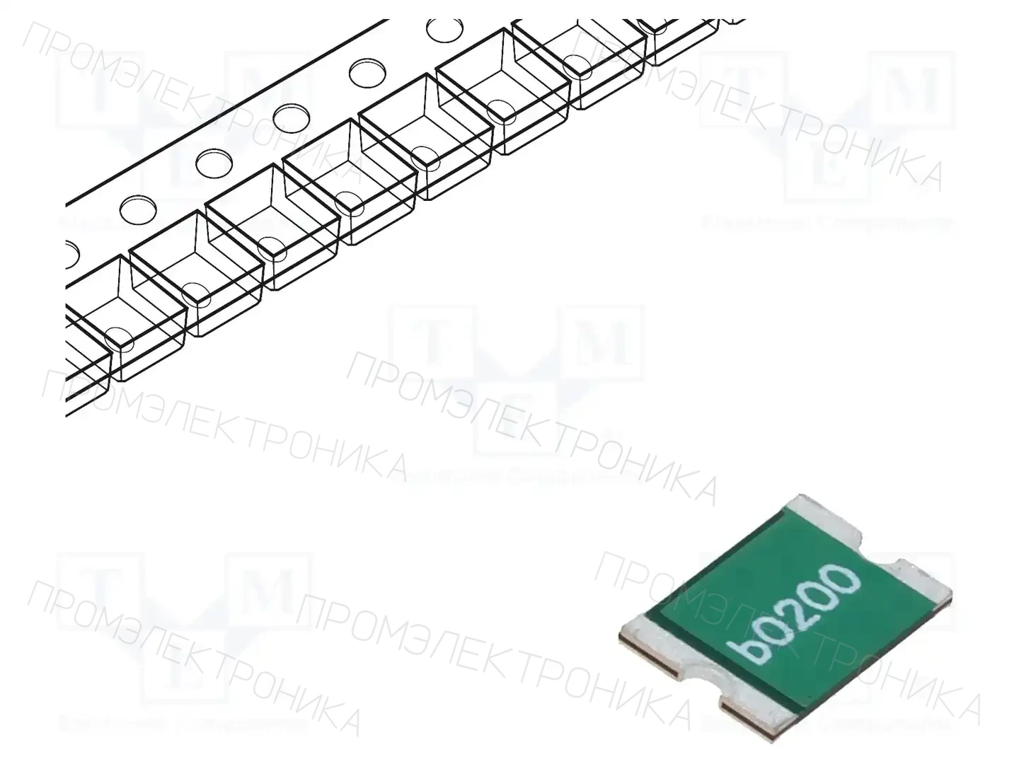 BEL FUSE 0ZCF0200FF2C — Предохранители полимерные SMD