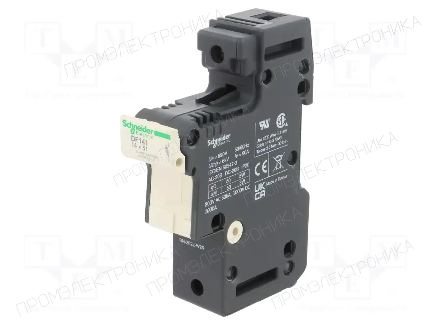 SCHNEIDER ELECTRIC DF141 — Гнезда предохранительные на DIN-рейку