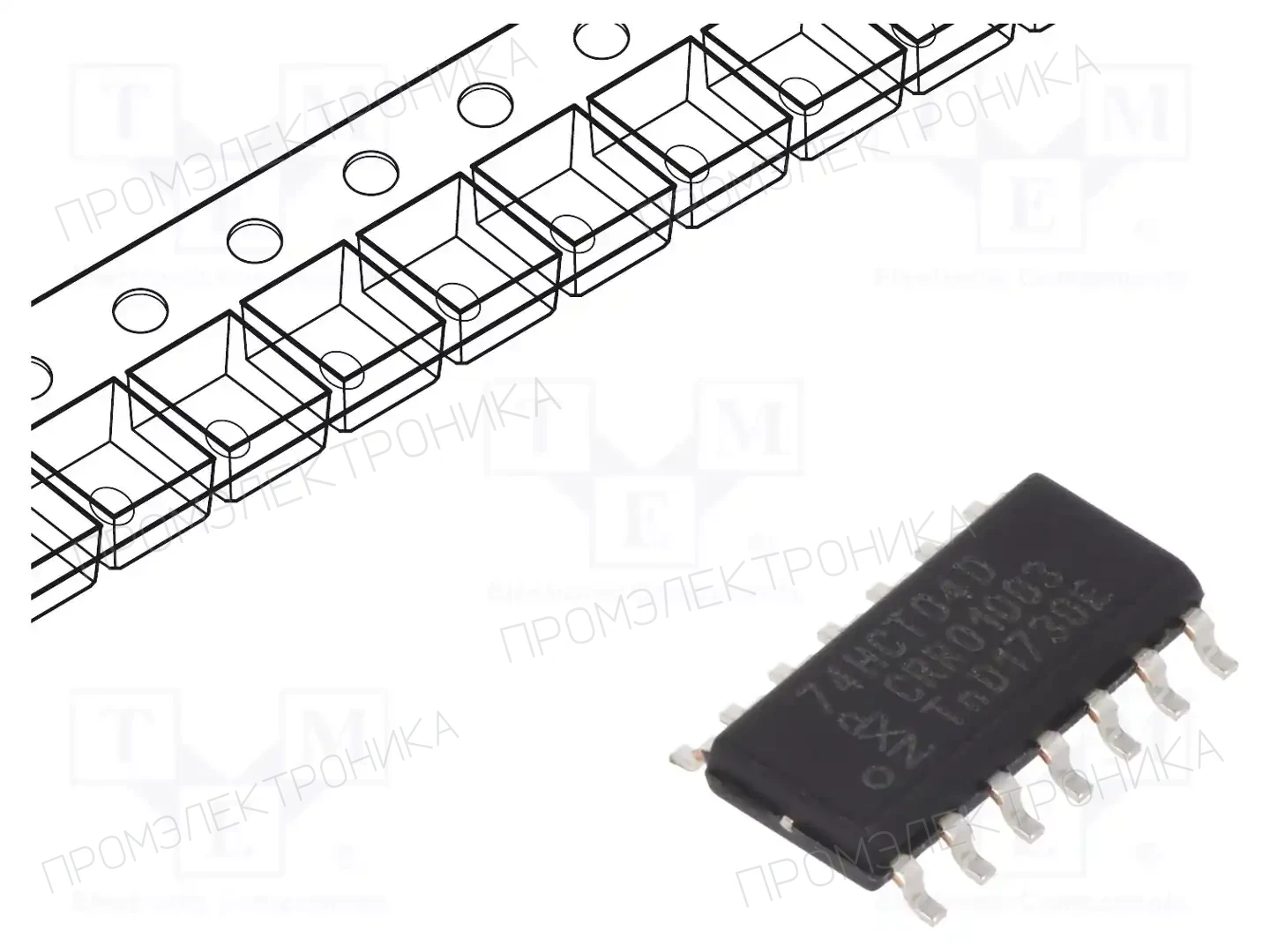 NEXPERIA 74HCT04D,653 — Ворота, инверторы