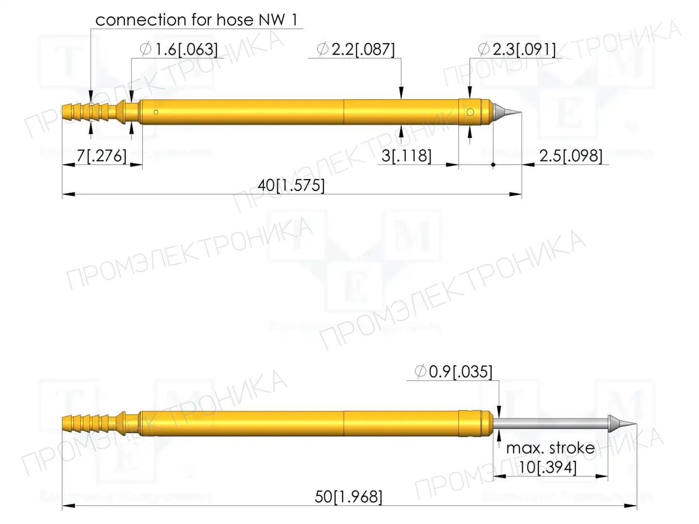 INGUN PKS-220 201 150 R 0802 A — Измерительные щупы