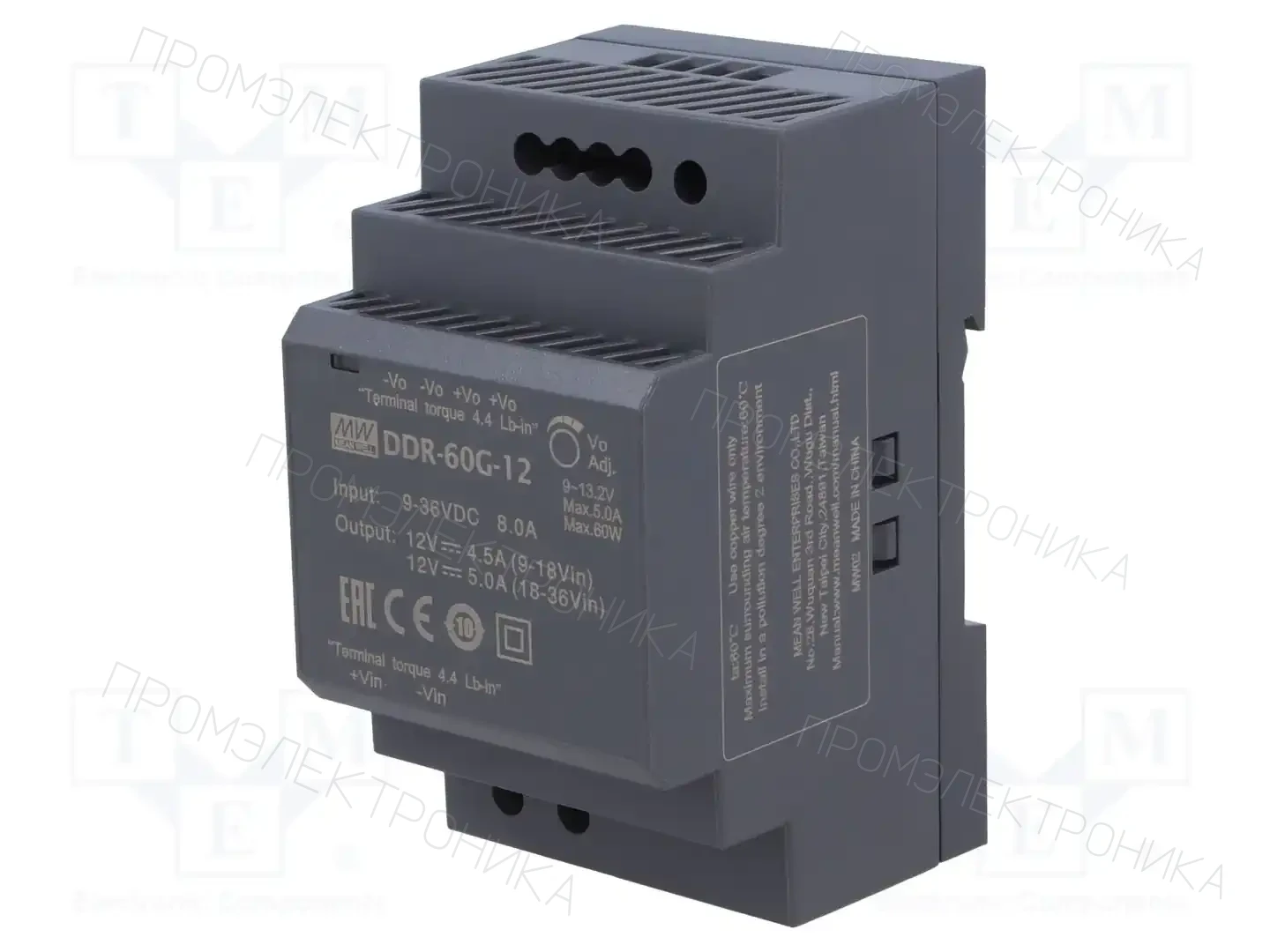 MEAN WELL DDR-60G-12 — Преобразователи DC/DC