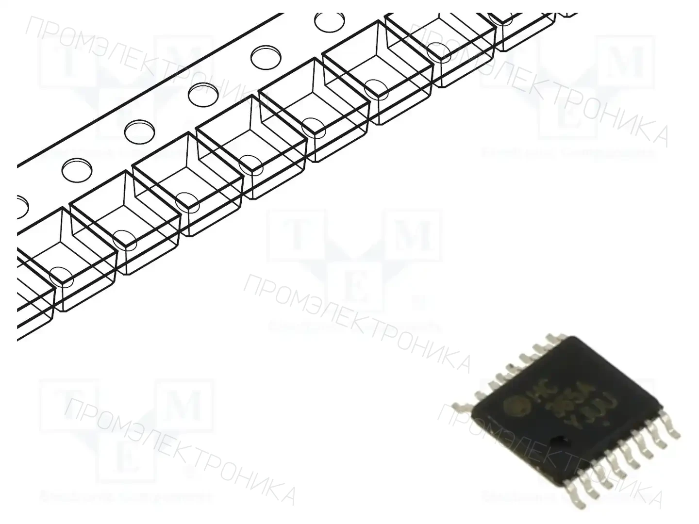 onsemi MC74HC365ADTR2G — Буферы, передатчики, контроллеры