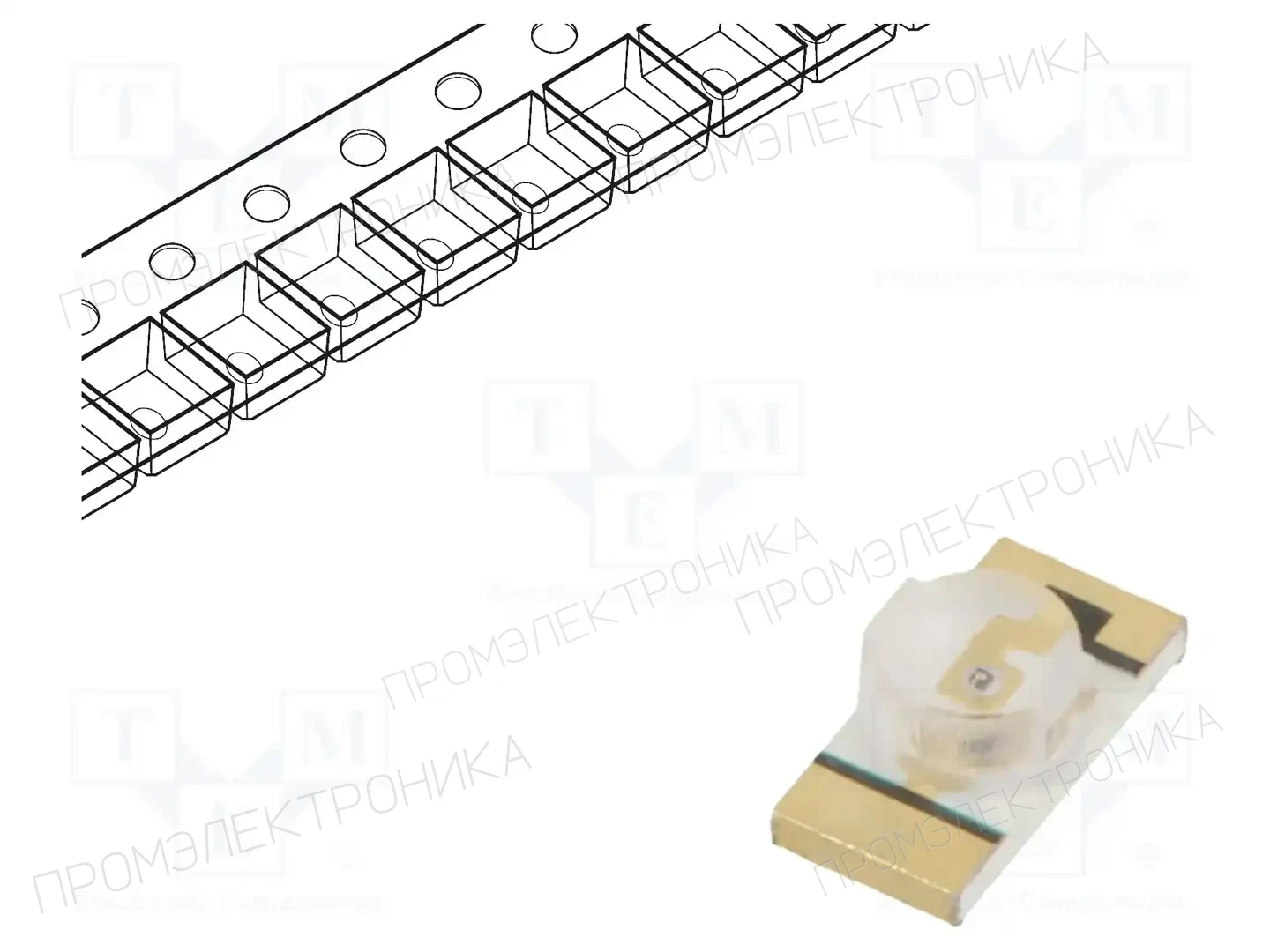 EVERLIGHT 24-21SURC/S530-A2/TR8 — Светодиоды SMD цветные