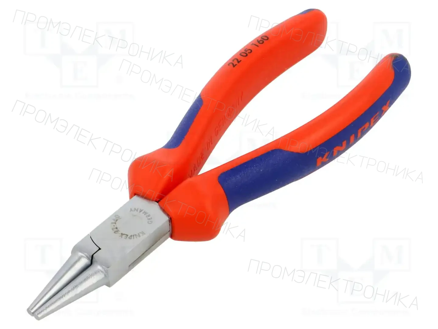 KNIPEX 22 05 160 — Клещи-кусачки плоские и полукруглые