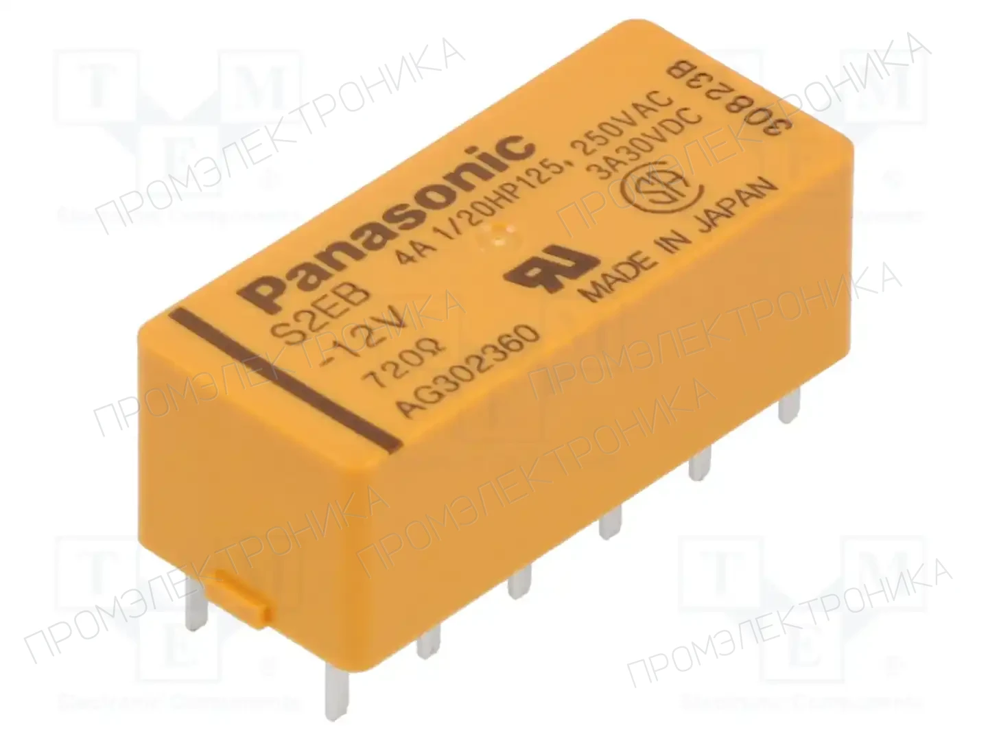 PANASONIC S2EB-12V — Реле электромагн. миниатюрные