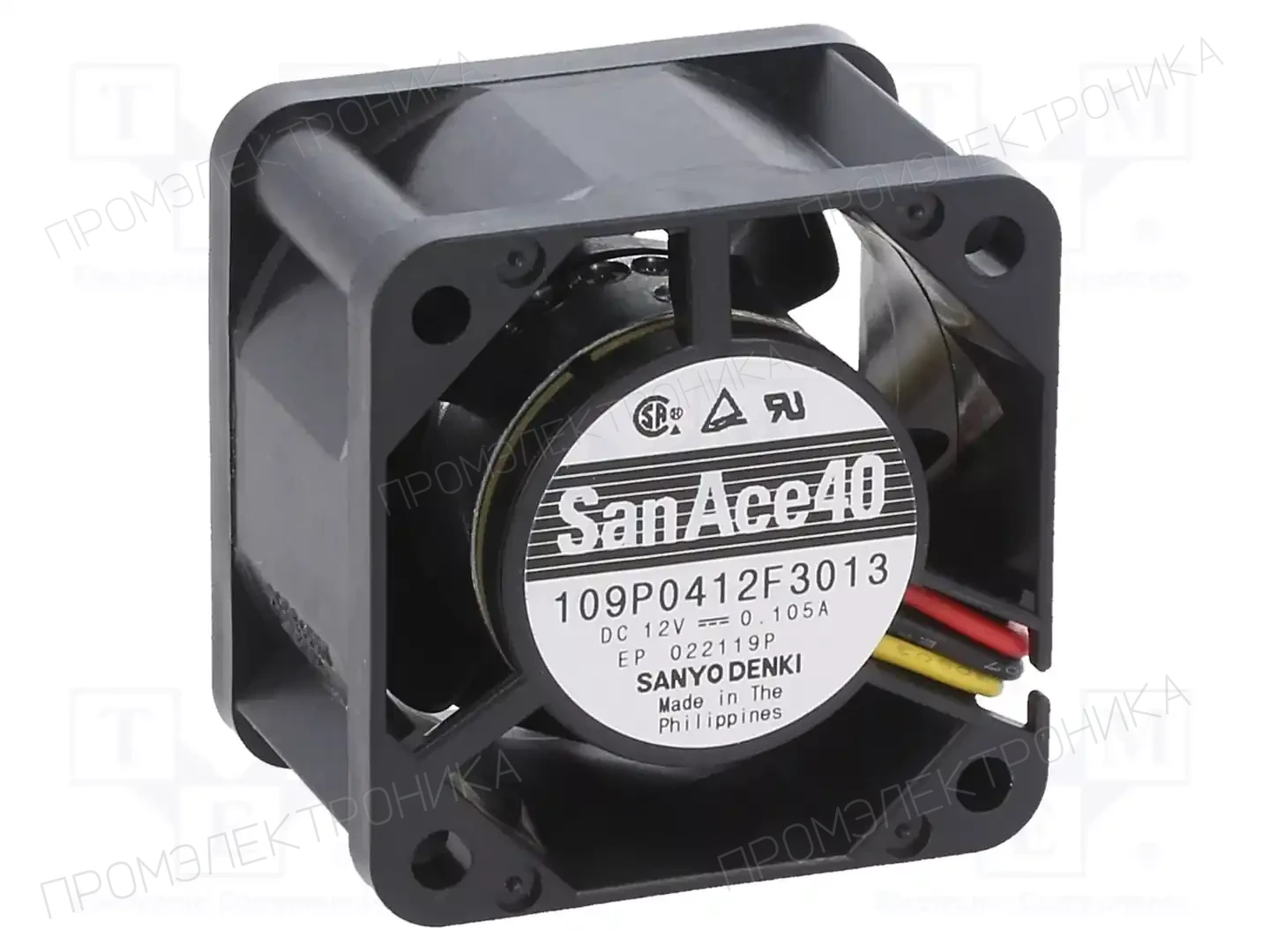 SANYO DENKI 109P0412F3013 — Вентиляторы DC 12V