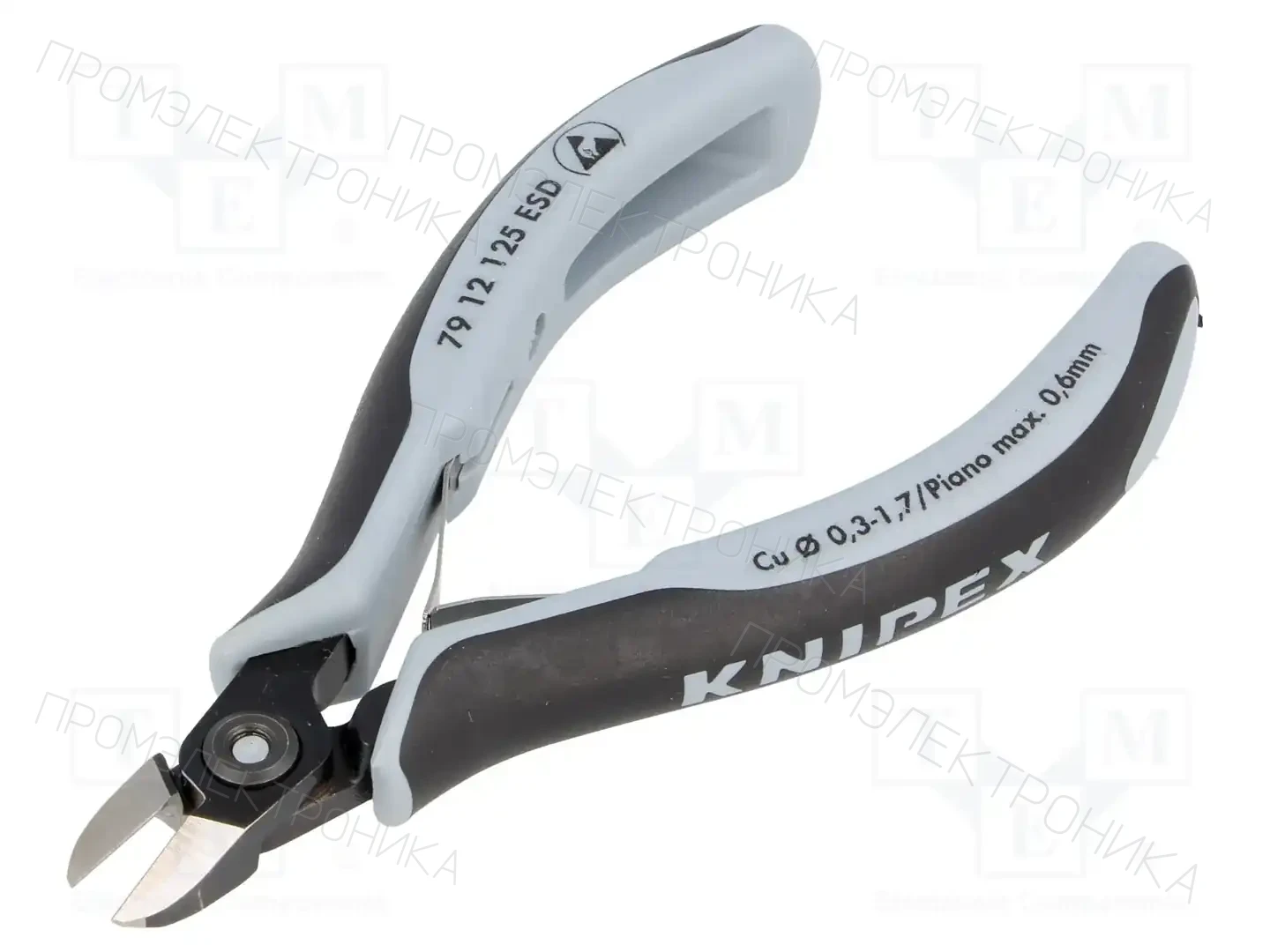 KNIPEX 79 121 25 ESD — Клещи-кусачки для резки