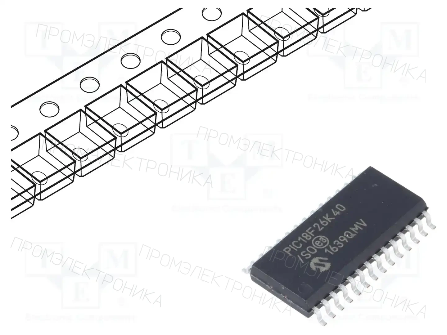 Microchip Technology PIC18F26K40-E/SO — Линейка PIC 8-bit