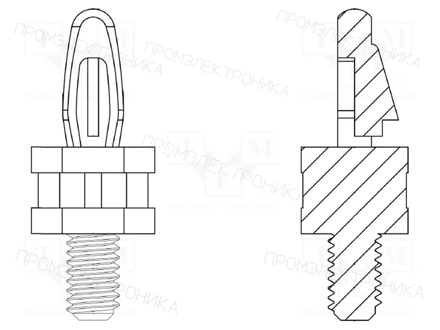 KEYSTONE 9048 — Дюбели пластмассовые