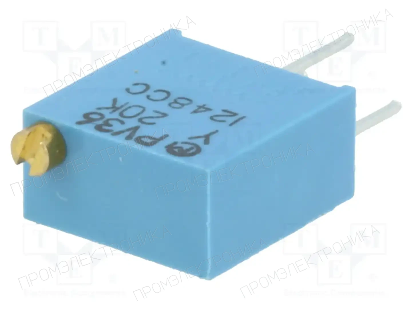 BOURNS PV36Y203C01B00 — Потенциометры THT многооборотные 3/8 дм