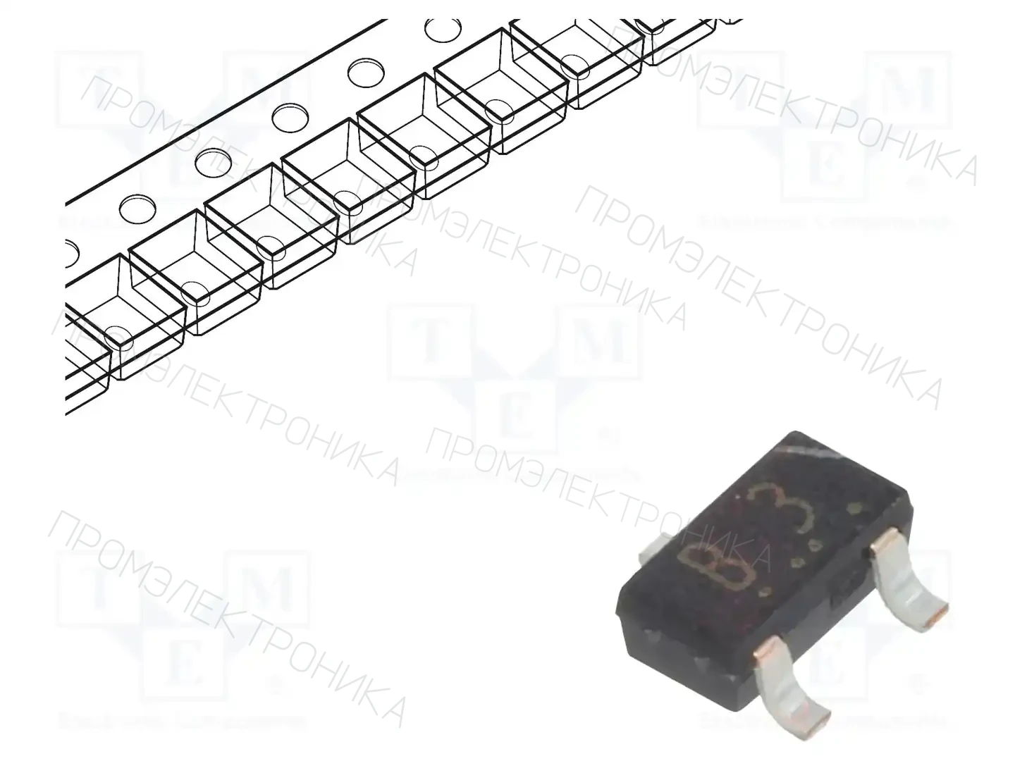 TOSHIBA 1SS184(TE85L,F) — Универсальные диоды SMD
