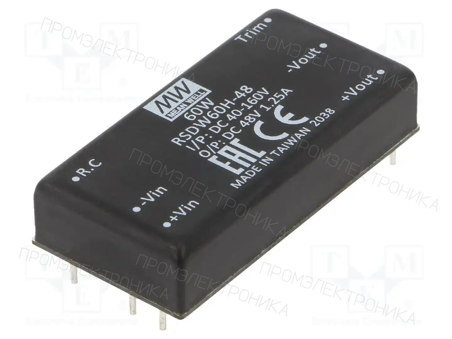 MEAN WELL RSDW60H-48 — Преобразователи DC/DC