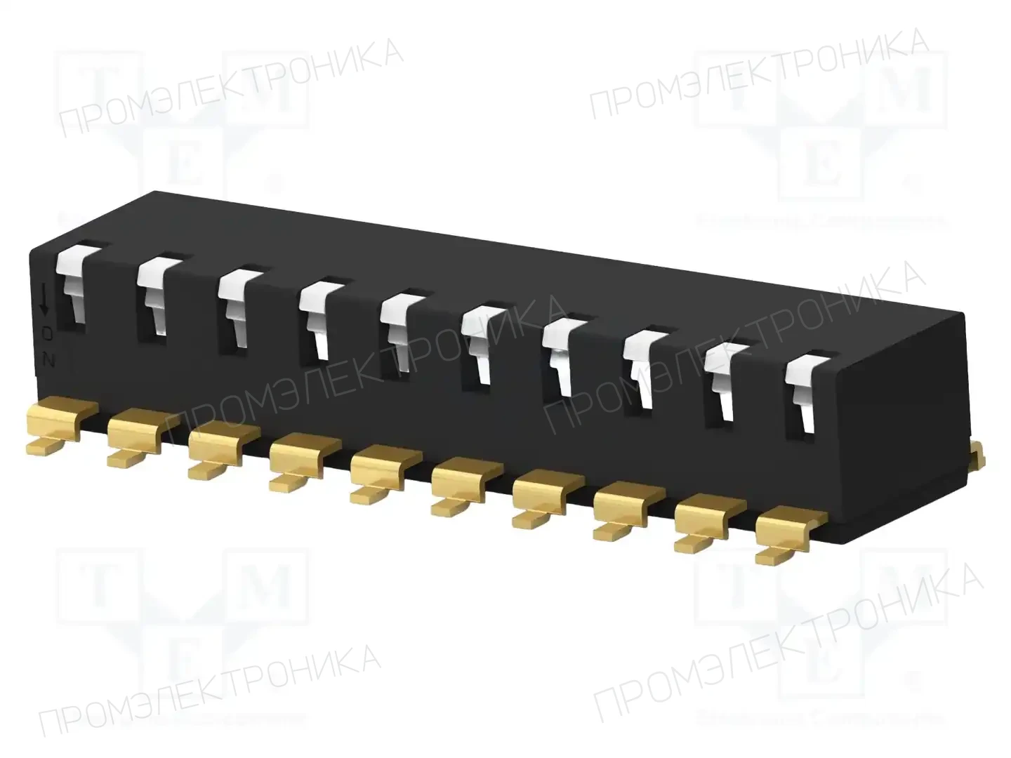 TE Connectivity EDSP10SGRNNTU04 — Переключатели типа Dip-Switch