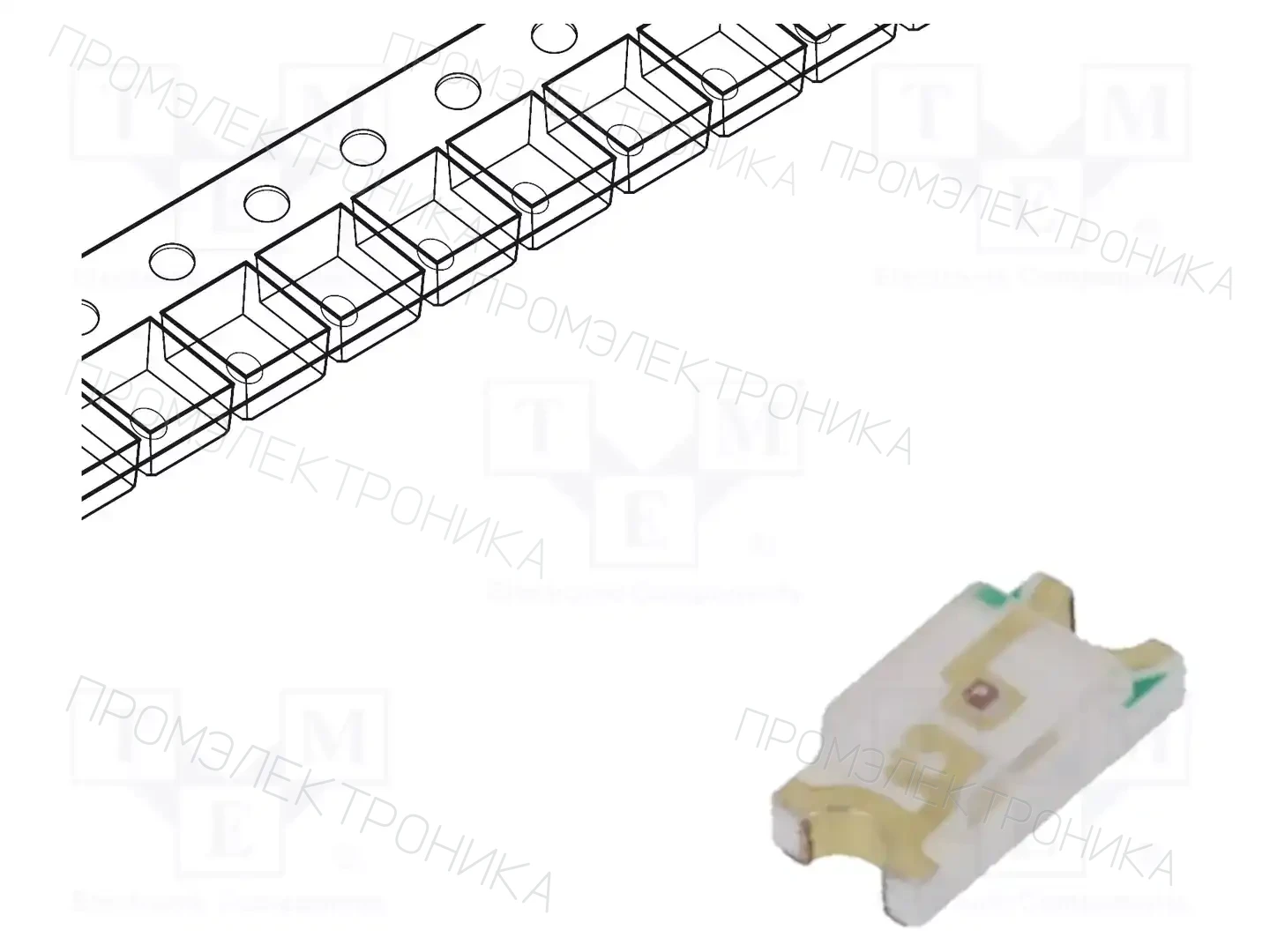 LUMEX SML-LX1206IC-TR — Светодиоды SMD цветные