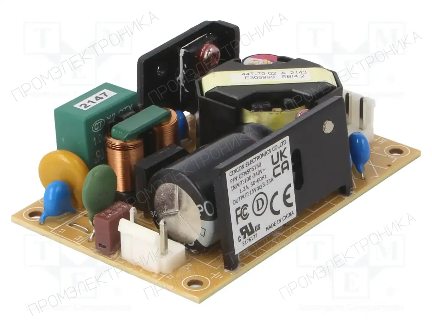 CINCON CFM50S150 — Открытые блоки питания