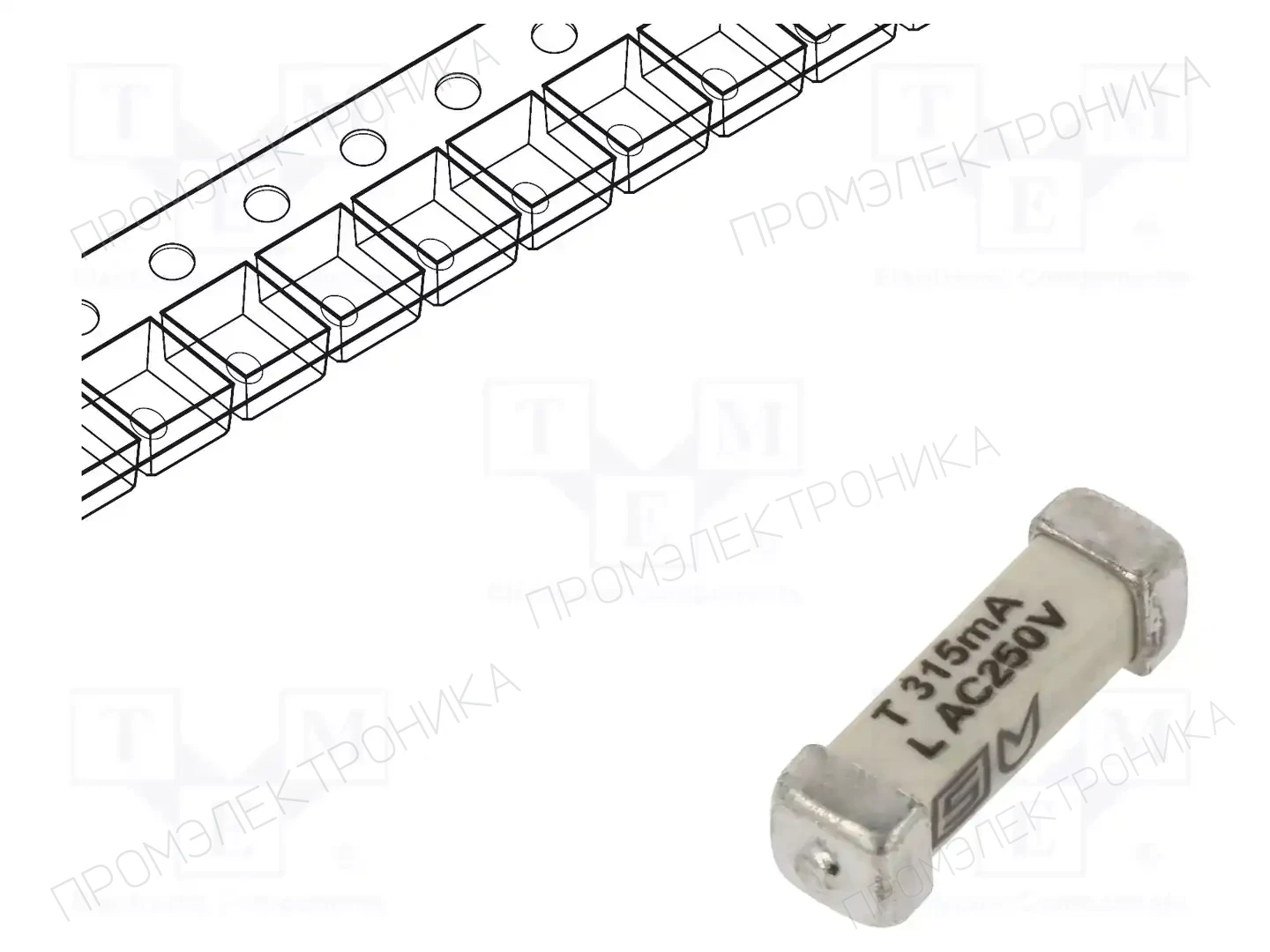 SCHURTER 3403.0161.24 — Предохранители SMD UMT медленные