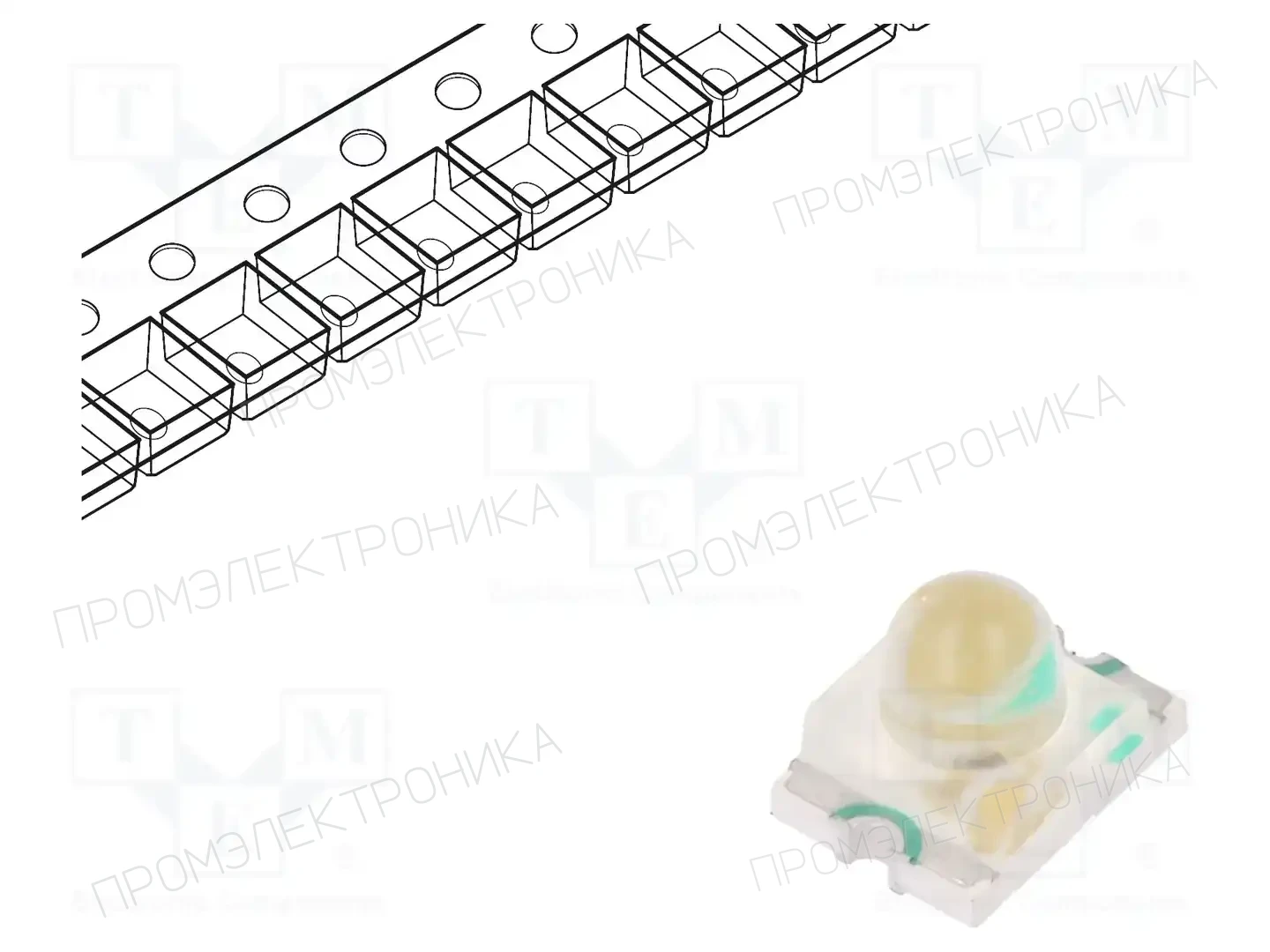 KINGBRIGHT ELECTRONIC KPD-3224SURC — Светодиоды SMD цветные