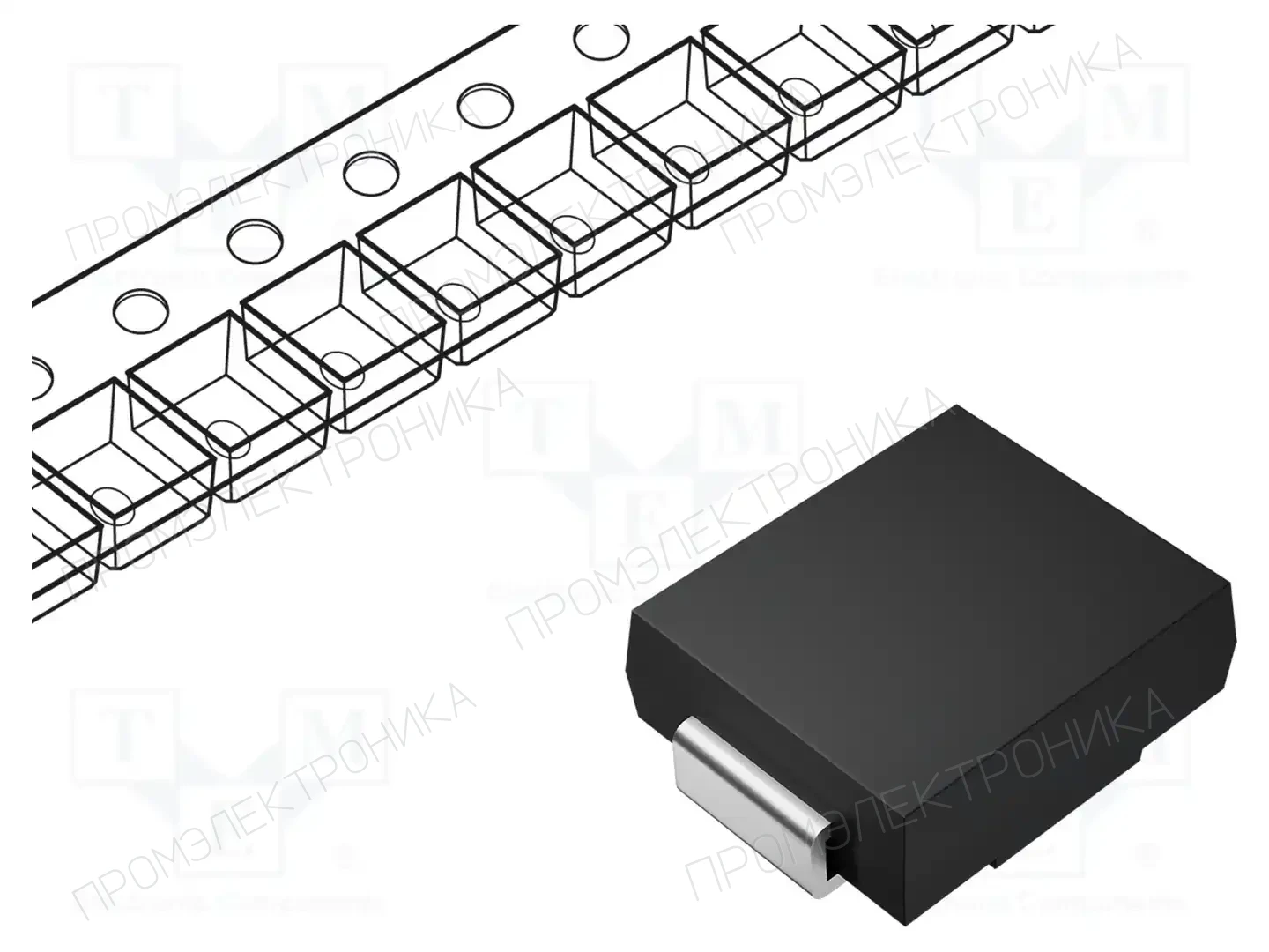 DIOTEC SEMICONDUCTOR SK24-AQ — Диоды Шотки SMD