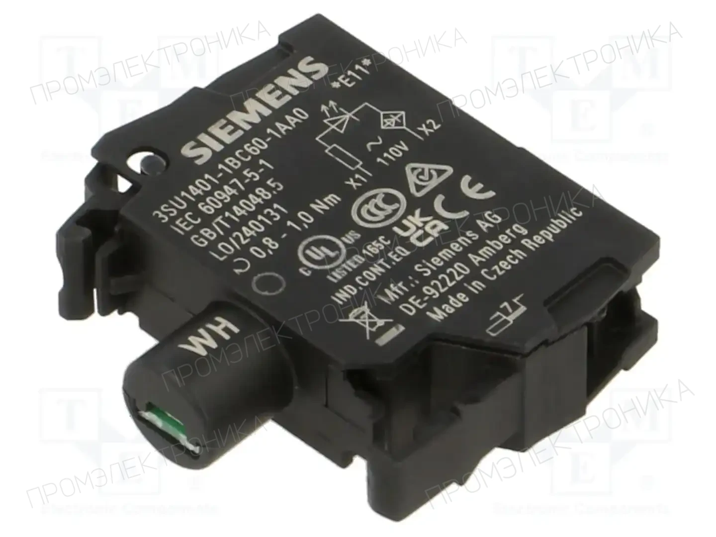 SIEMENS 3SU1401-1BC60-1AA0 — Панельные аксессуары стандартные