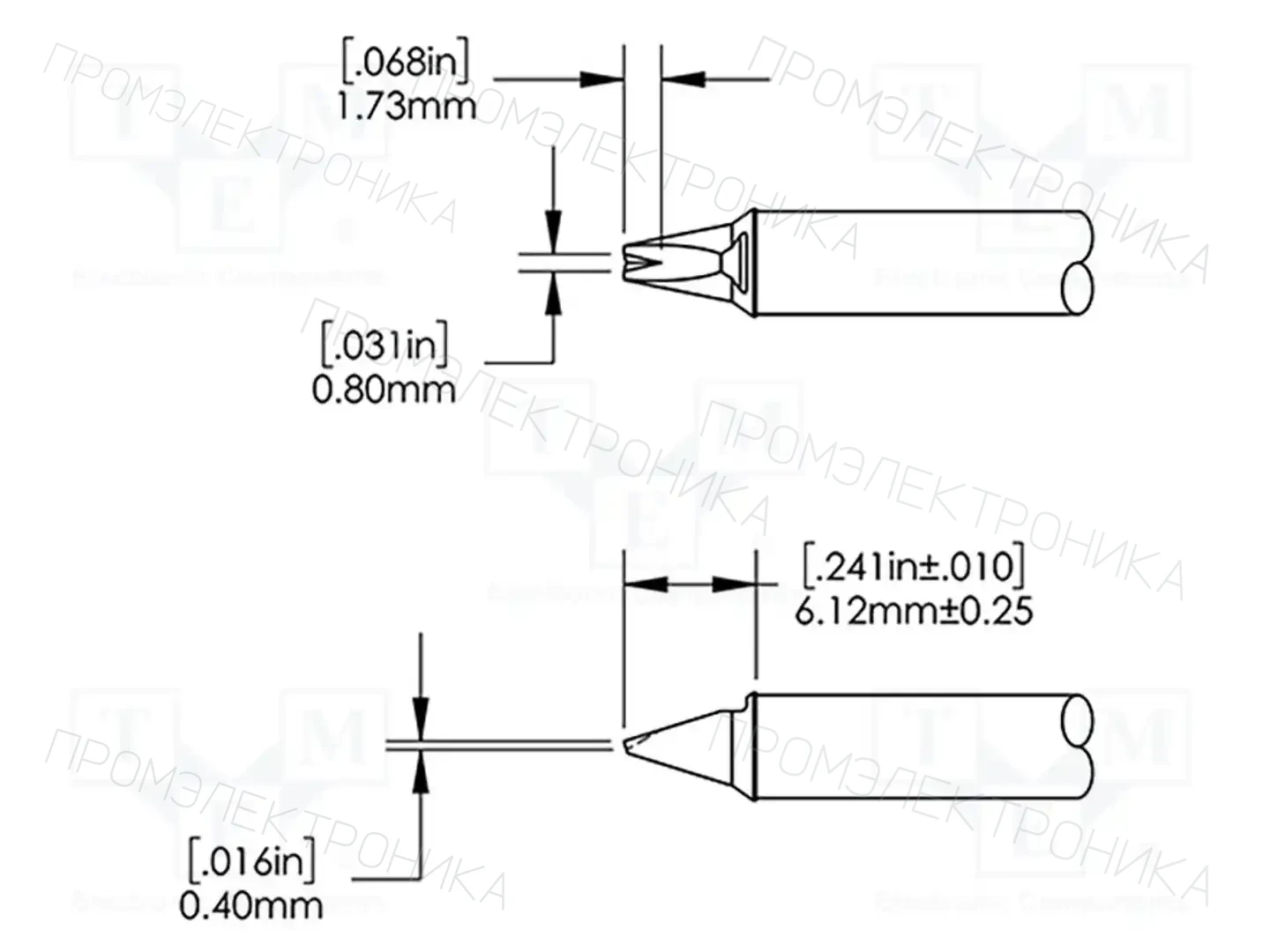 METCAL CVC-5VG0016A — Жала паяльников