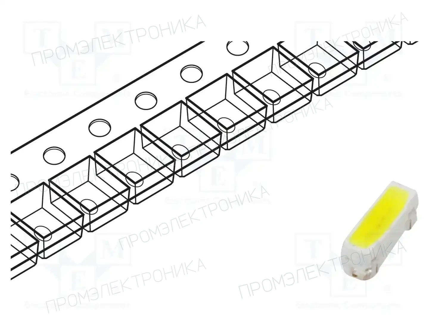 LUCKYLIGHT V312W-2R2 — Светодиоды SMD белые