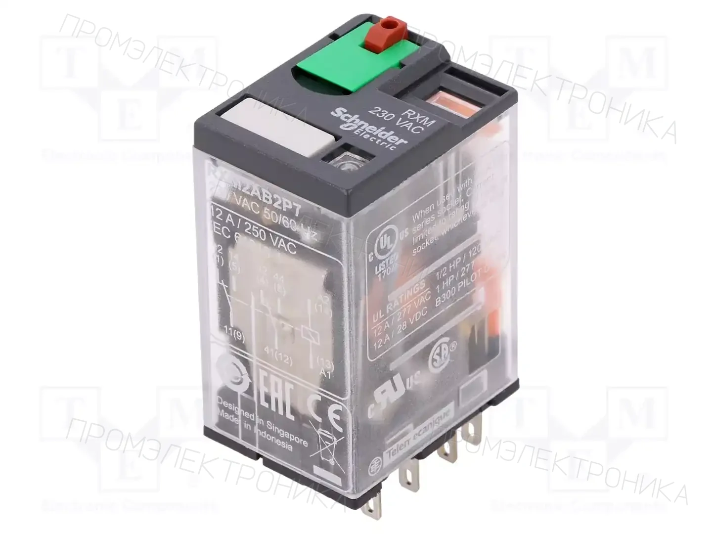 SCHNEIDER ELECTRIC RXM2AB2P7 — Реле электромагн. промышленные