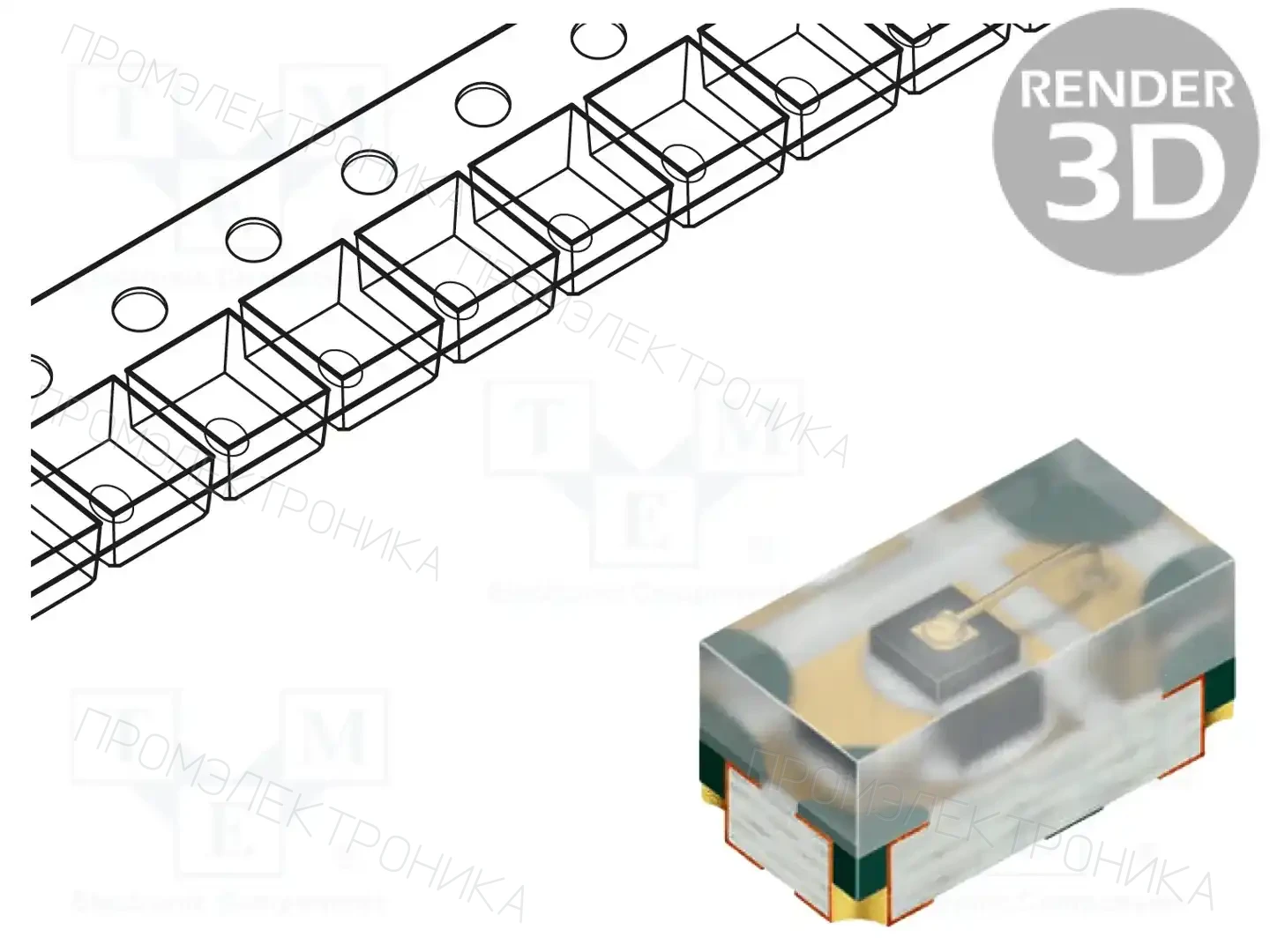 ams OSRAM SFH 4043 — Инфракрасные LEDы