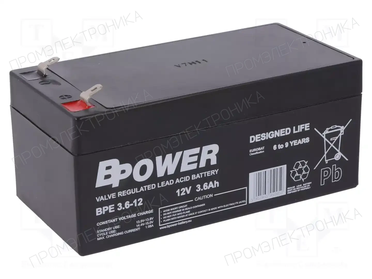 BPOWER BPE 3,6-12 — Аккумуляторы кислотные