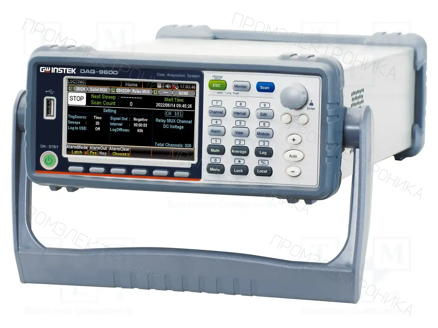 GW INSTEK DAQ-9600 (CE) WITH GPIB — Системы распределения данных