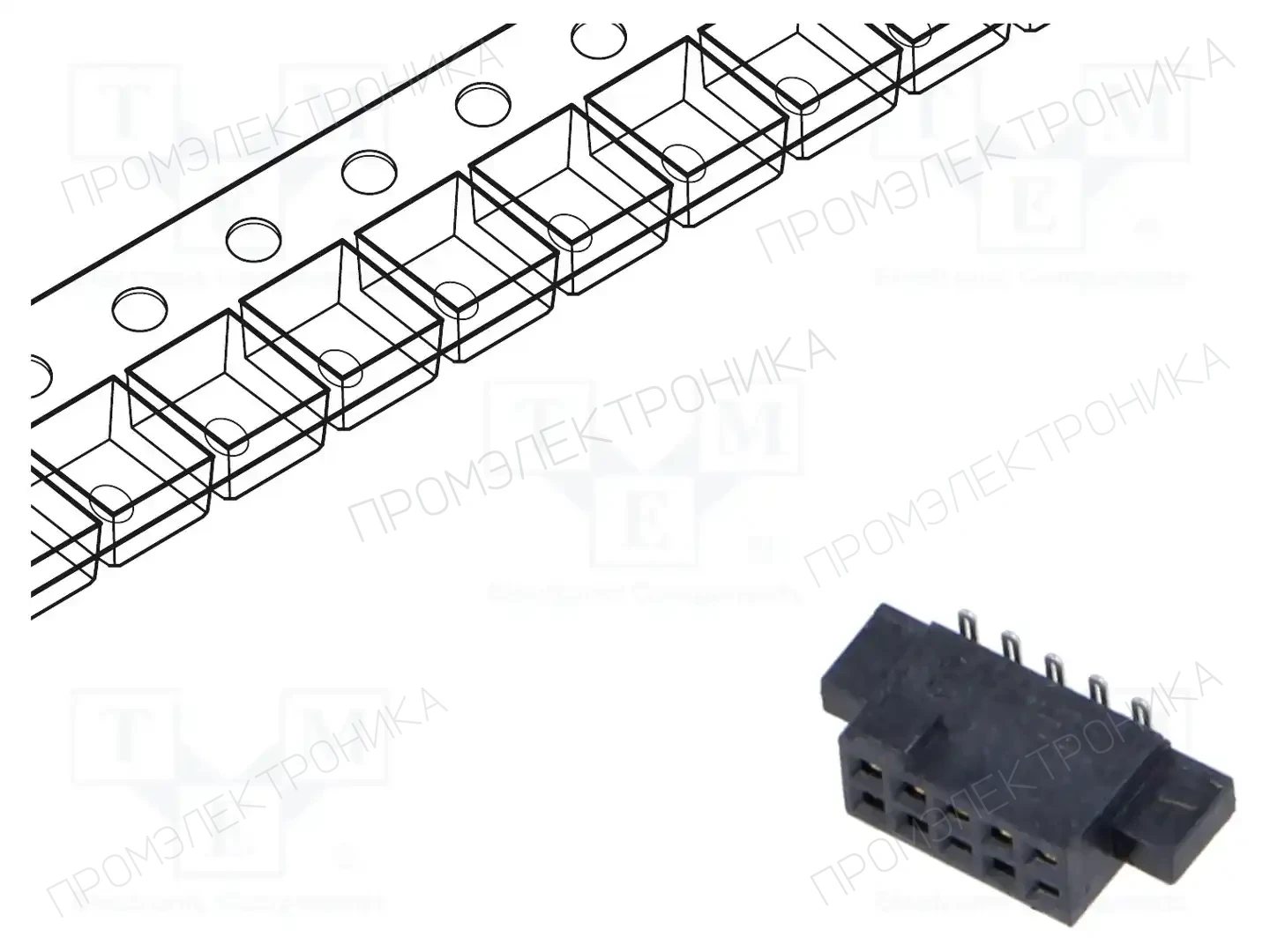 SAMTEC SFM-105-02-S-D-P-TR — Разъeмы пластина - пластина