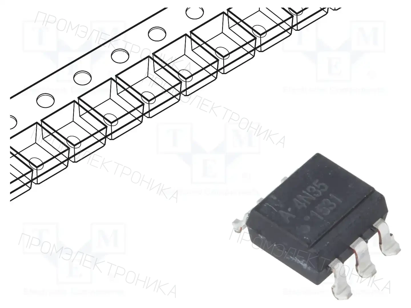 BROADCOM (AVAGO) 4N35-300E — Оптроны – аналоговый выход
