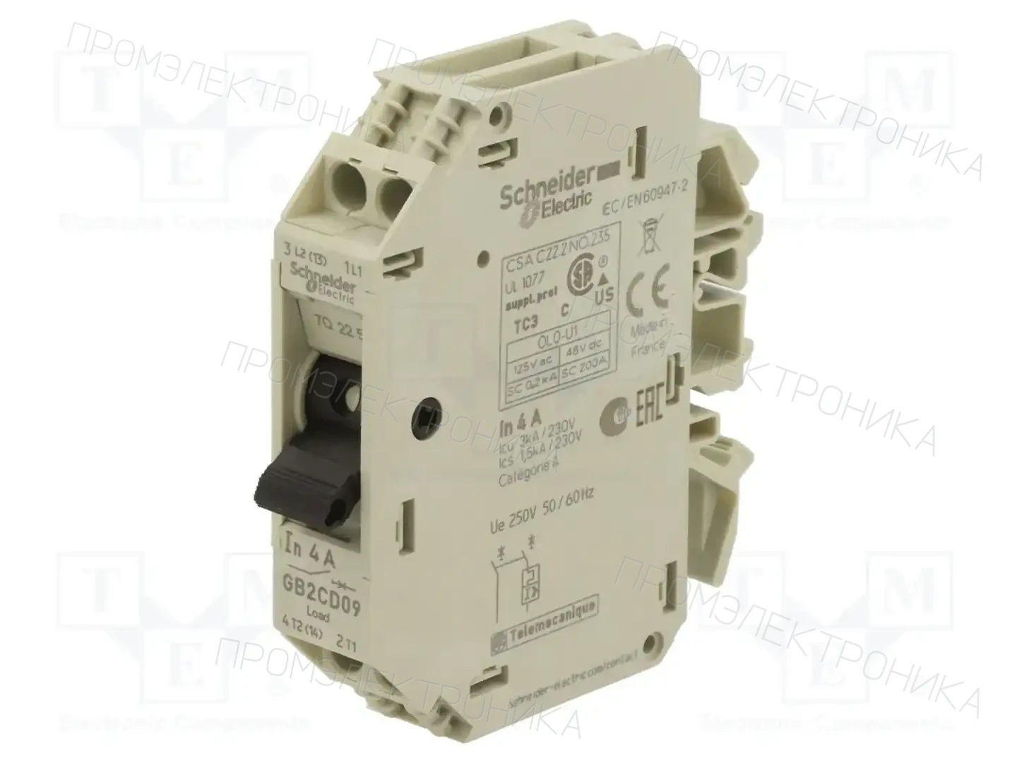 SCHNEIDER ELECTRIC GB2CD09 — Выключатели двигательные
