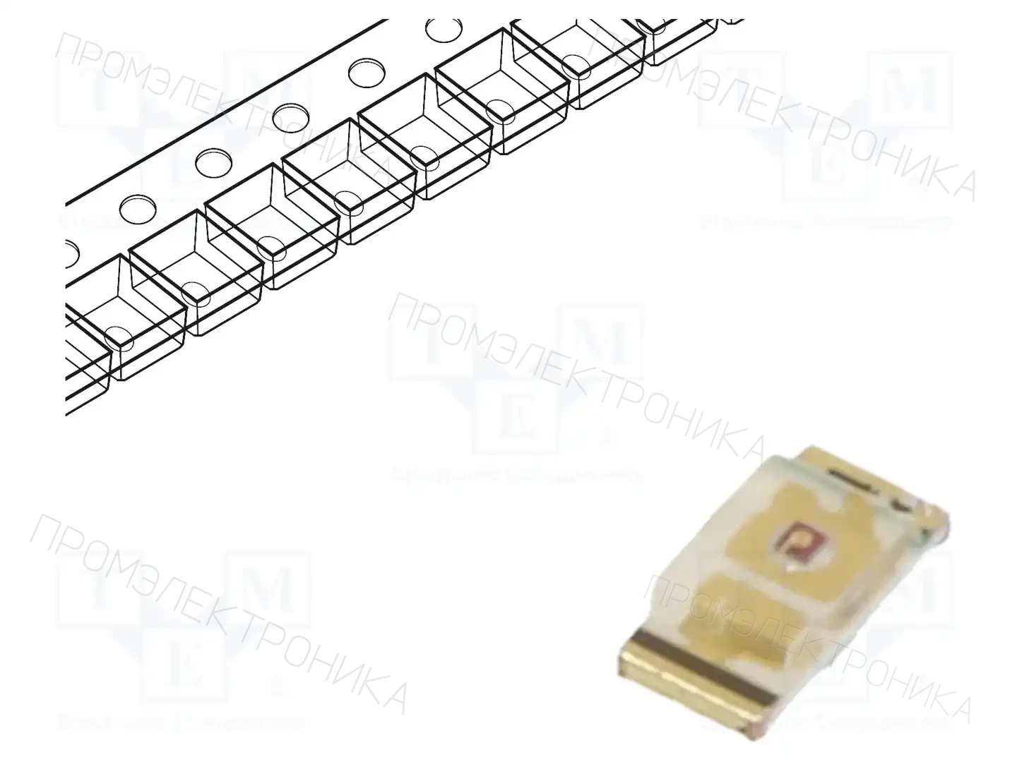 EVERLIGHT 19-217USRC/S259/6T — Светодиоды SMD цветные