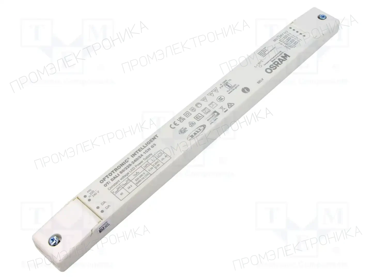 ams OSRAM OTI DALI 80/220-240/24 1CH 3 — Блоки питания для LED