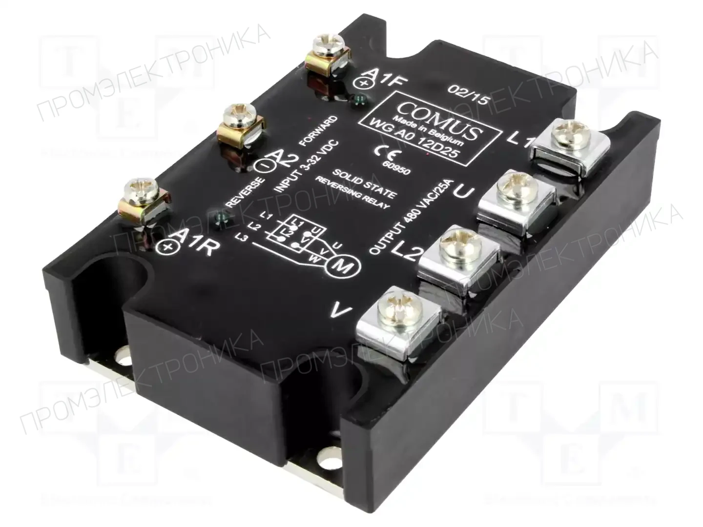 COMUS WGA012D25 — Реле SSR трехфазные