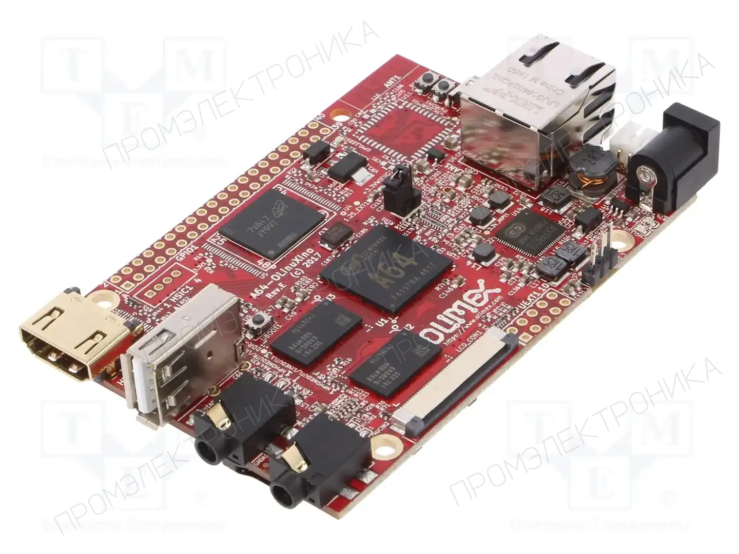 OLIMEX A64-OLINUXINO-2GE8G-IND — Одноплатные компьютеры