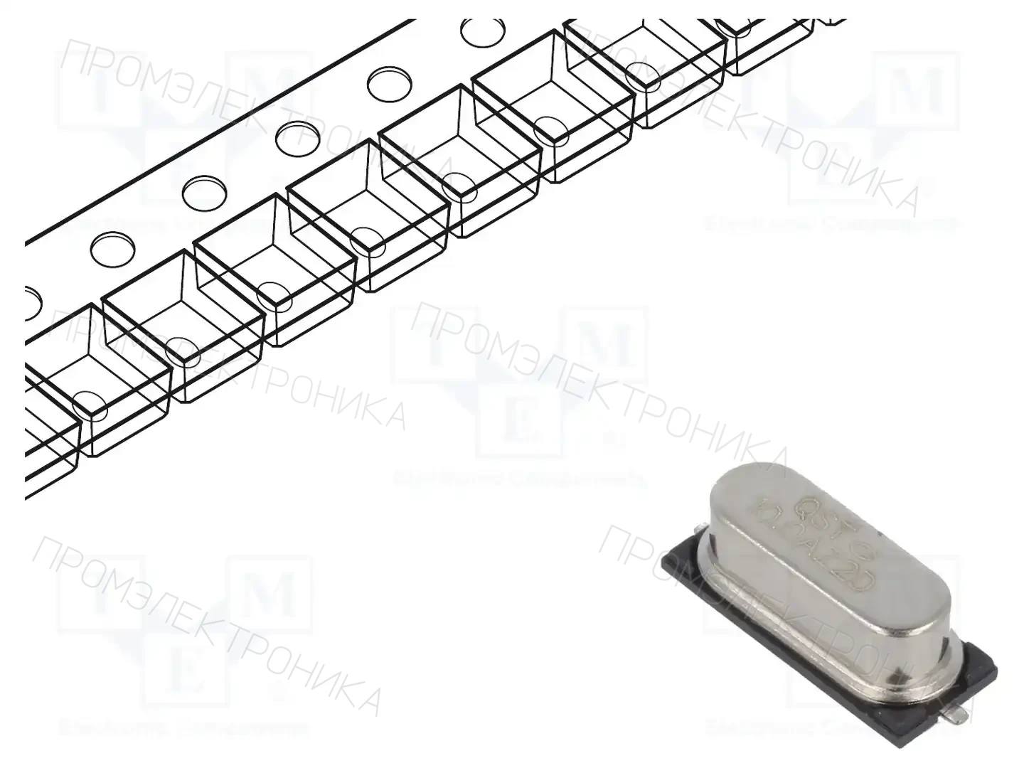 QST QT49S-10.000MBBK-T — Резонаторы и генераторы