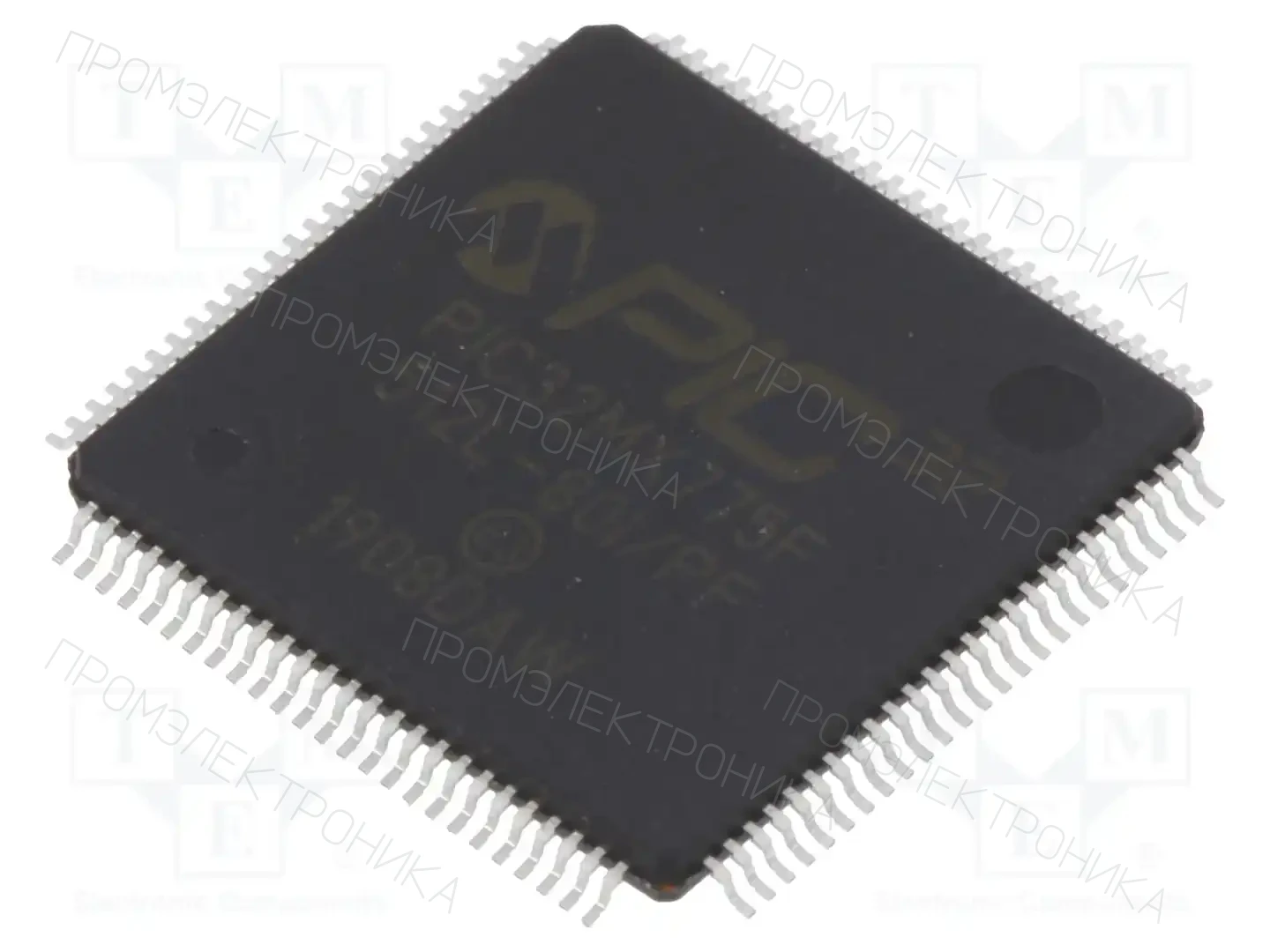 Microchip Technology PIC32MX775F512L-80I/PF — Линейка PIC32 32-bit