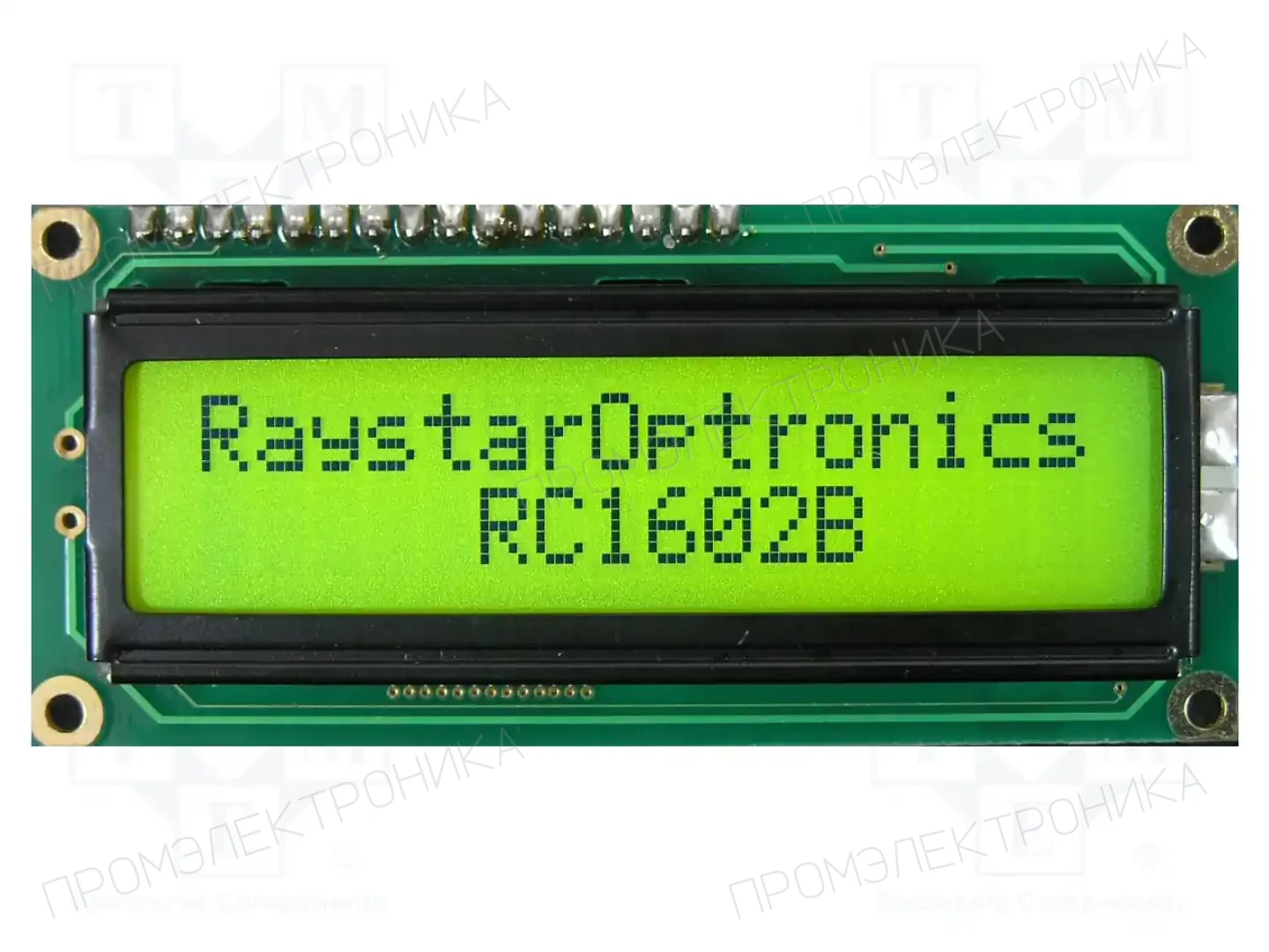 RAYSTAR OPTRONICS RC1602B-FHY-CSVD — Дисплеи LCD буквенно-цифровые