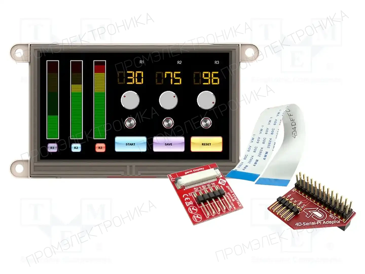 4D Systems GEN4-ULCD-43DT-PI — Интеллигентные дисплеи