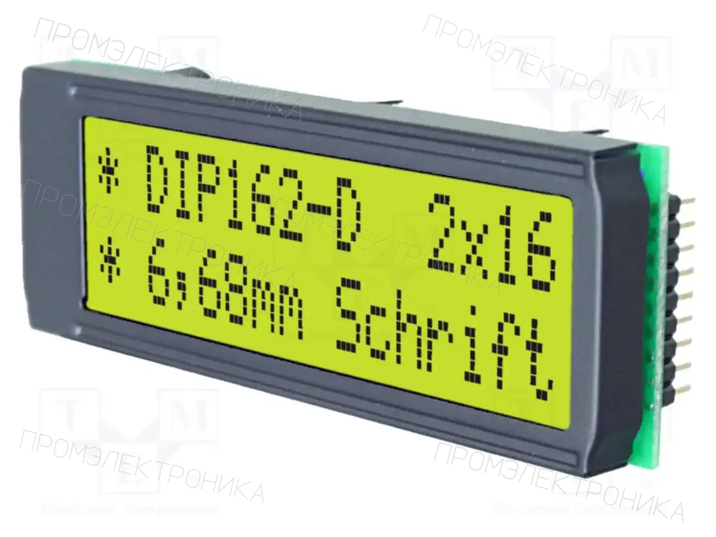DISPLAY VISIONS EA DIP162-DHNLED — Дисплеи LCD буквенно-цифровые