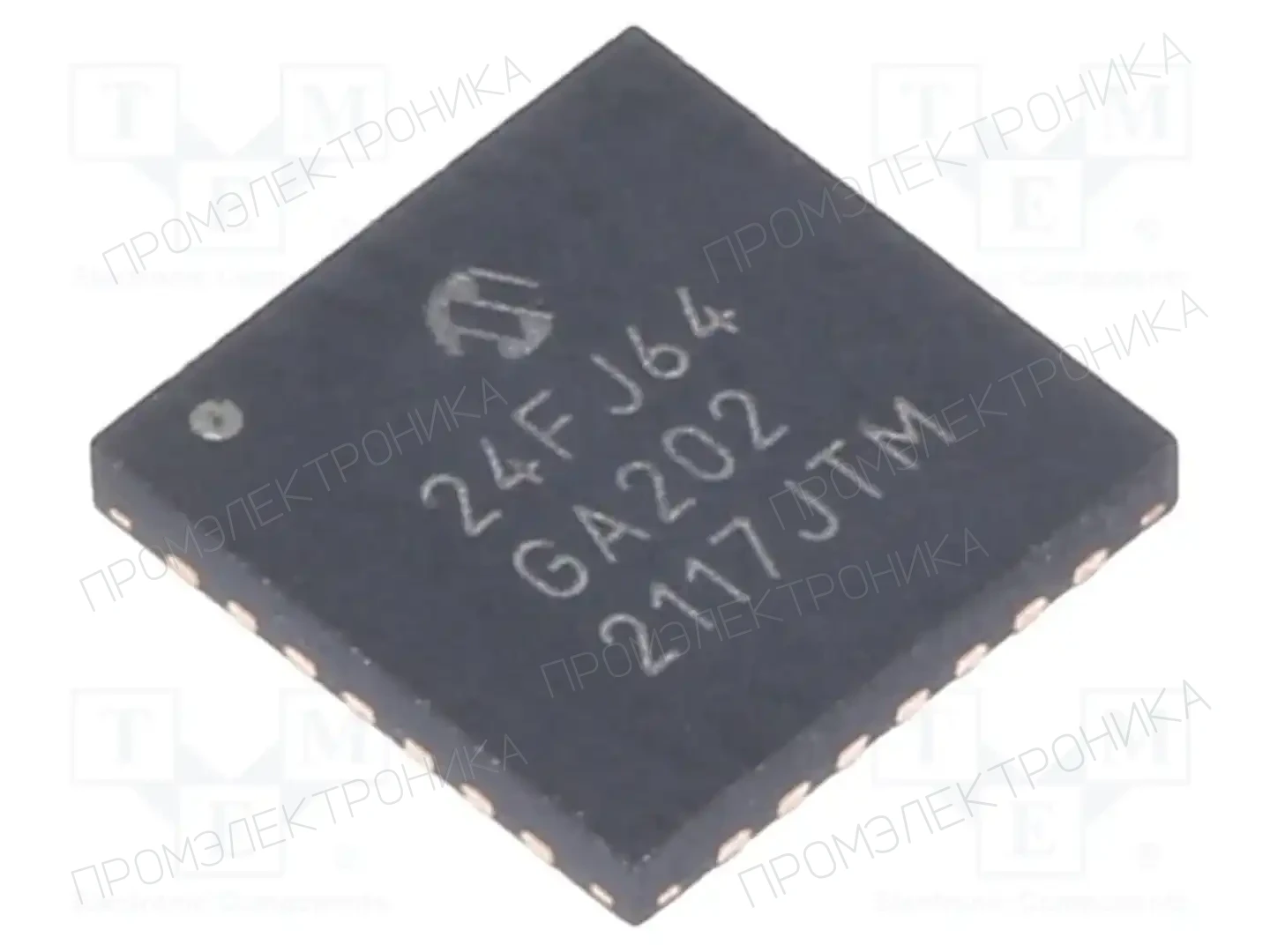 Microchip Technology PIC24FJ64GA202-I/MM — Линейка PIC 16-bit