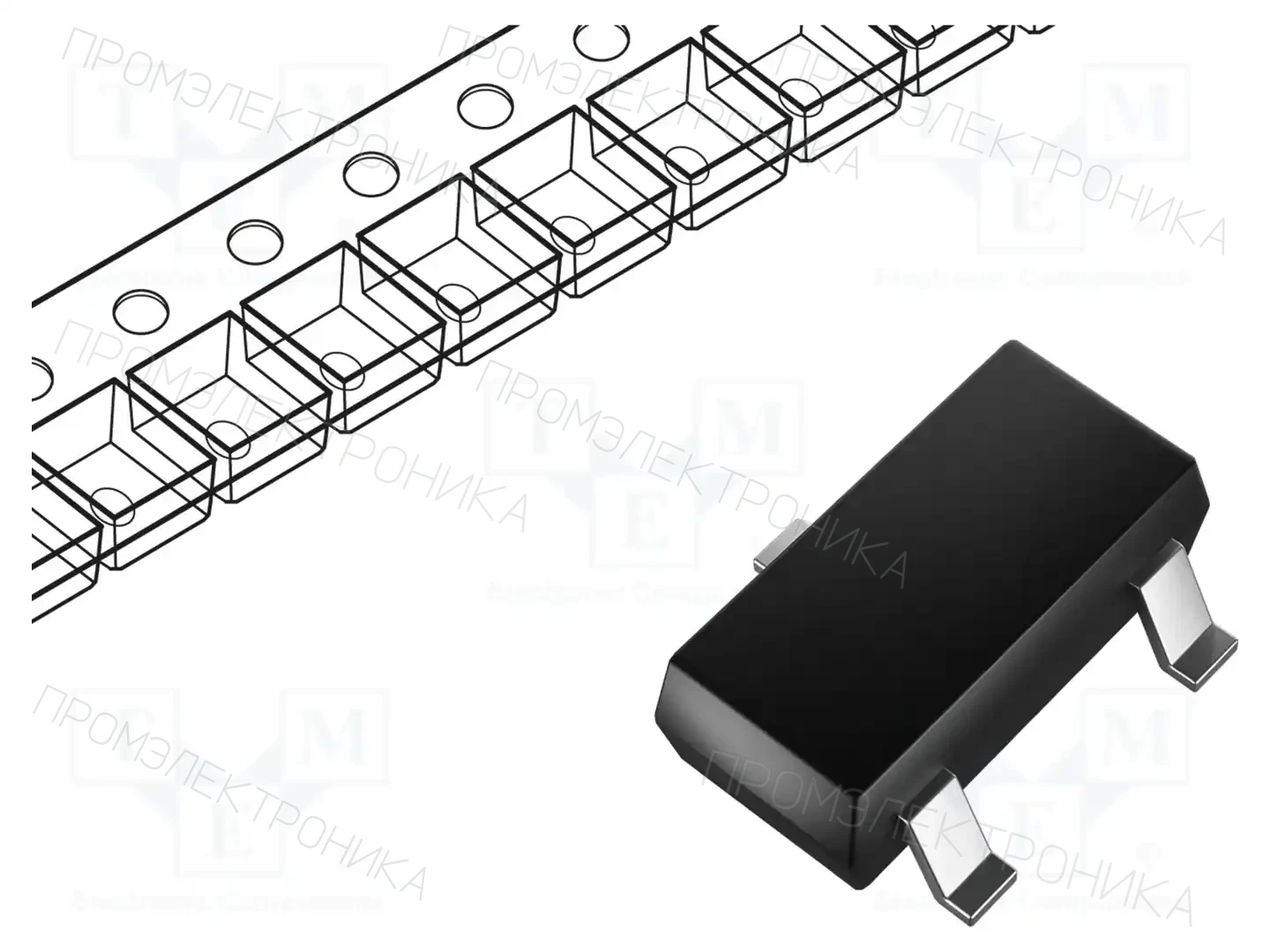NEXPERIA BSS138BK,215 — Транзисторы с каналом N SMD