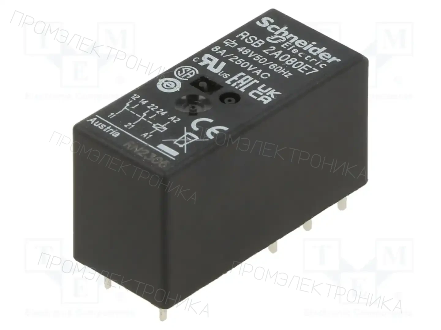 SCHNEIDER ELECTRIC RSB2A080E7 — Реле электромагн. миниатюрные