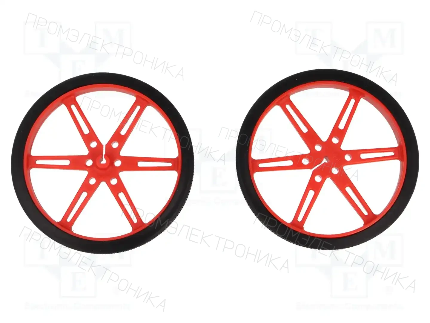 POLOLU WHEEL 80×10MM PAIR RED — Аксессуары для робототехники и RC