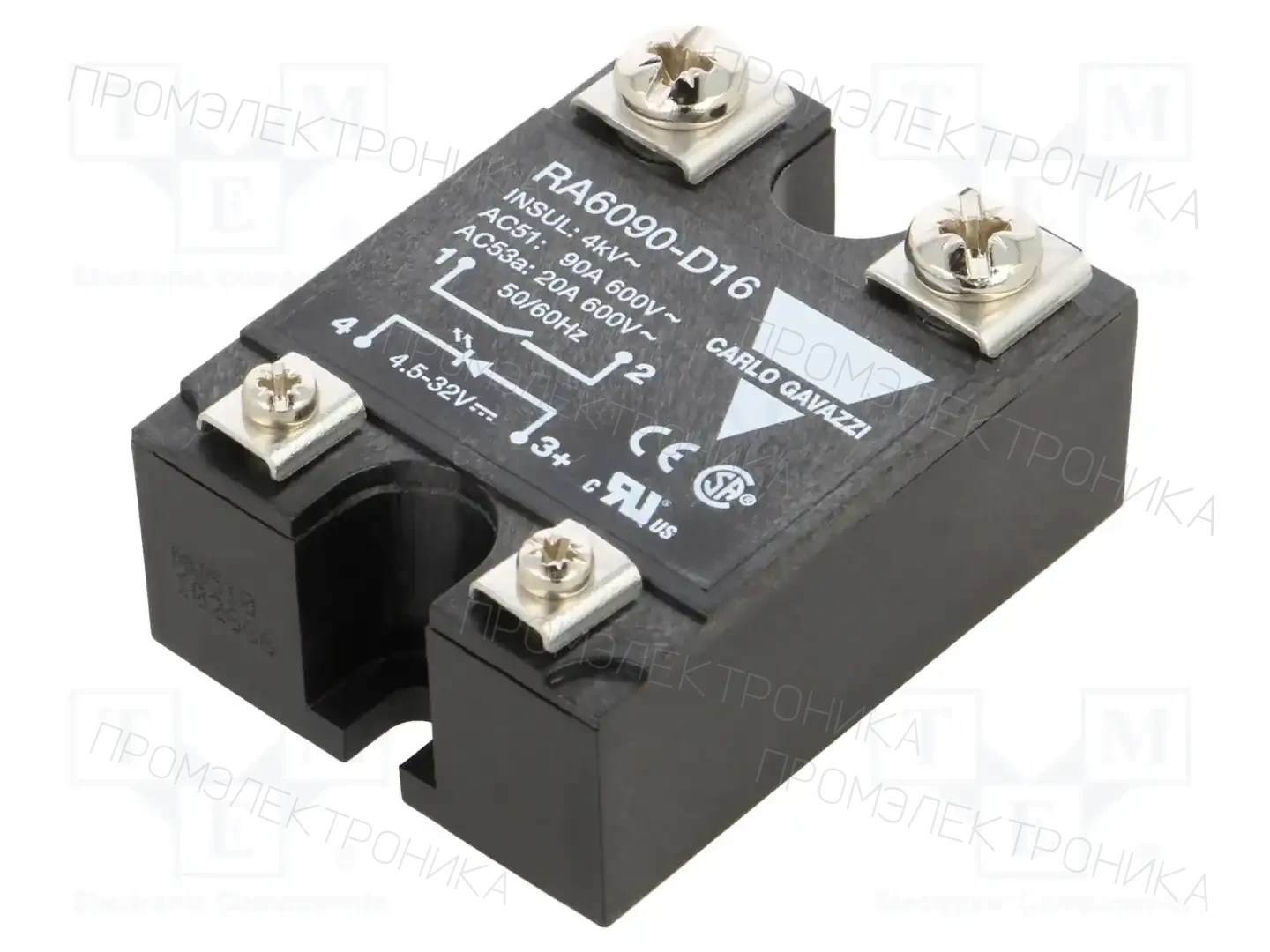 CARLO GAVAZZI RA6090-D16 — Реле SSR однофазные
