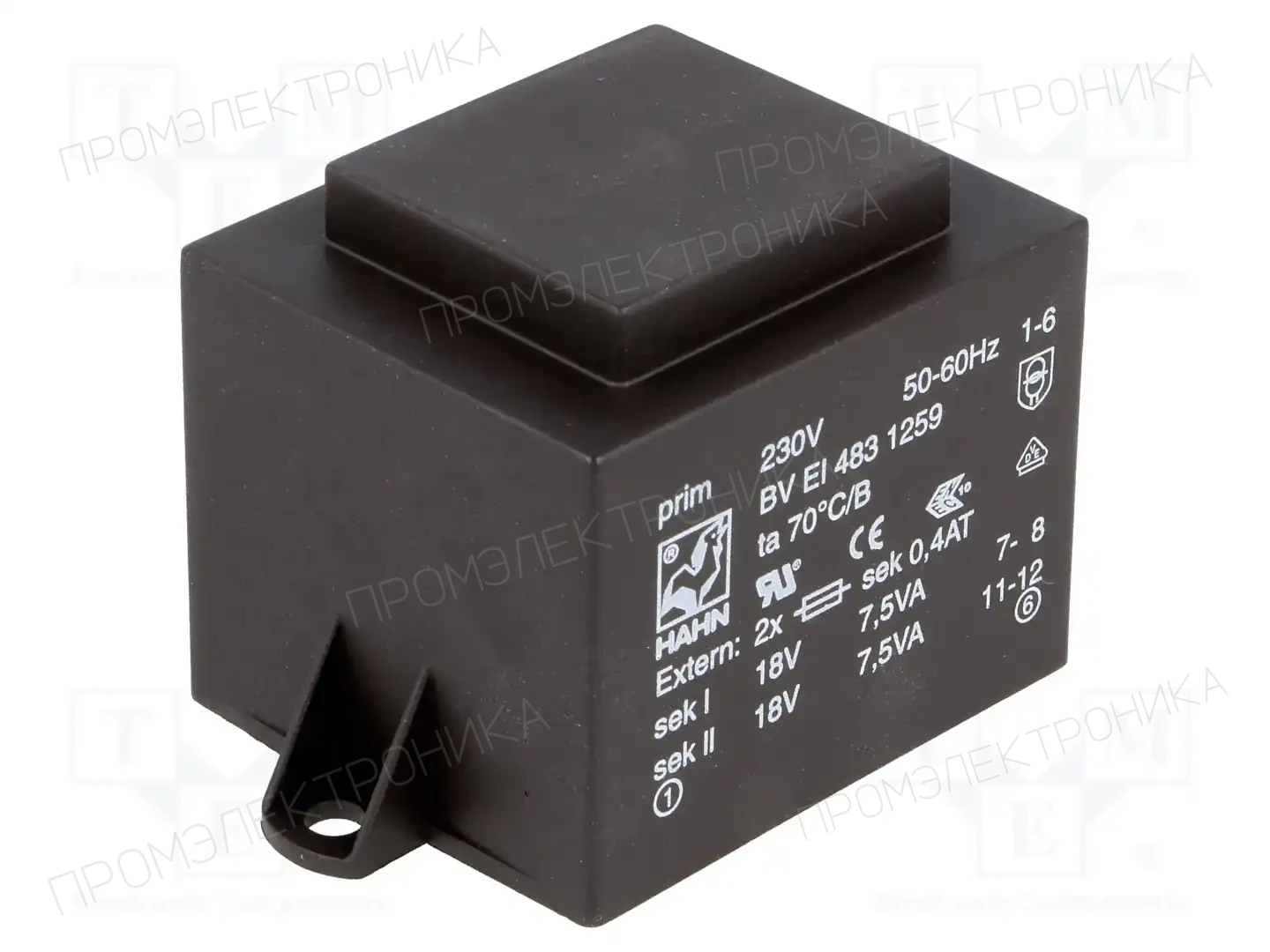 HAHN BV EI 483 1259 — Трансформаторы PCB