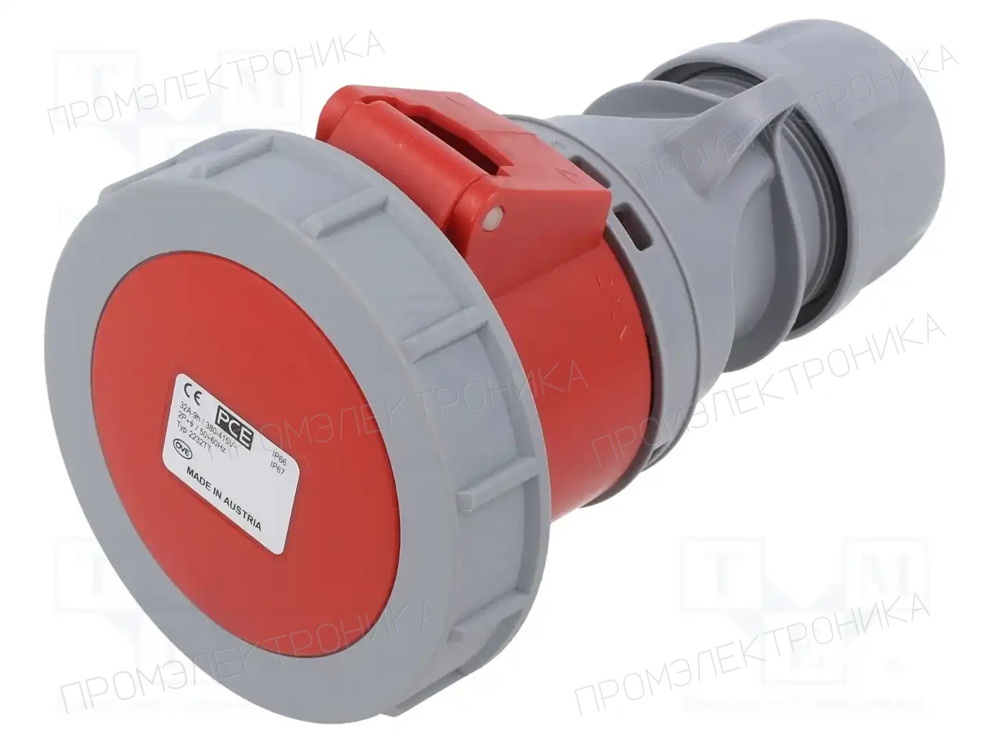 PCE 2232-9TT — Многофазные разъемы IEC 60309